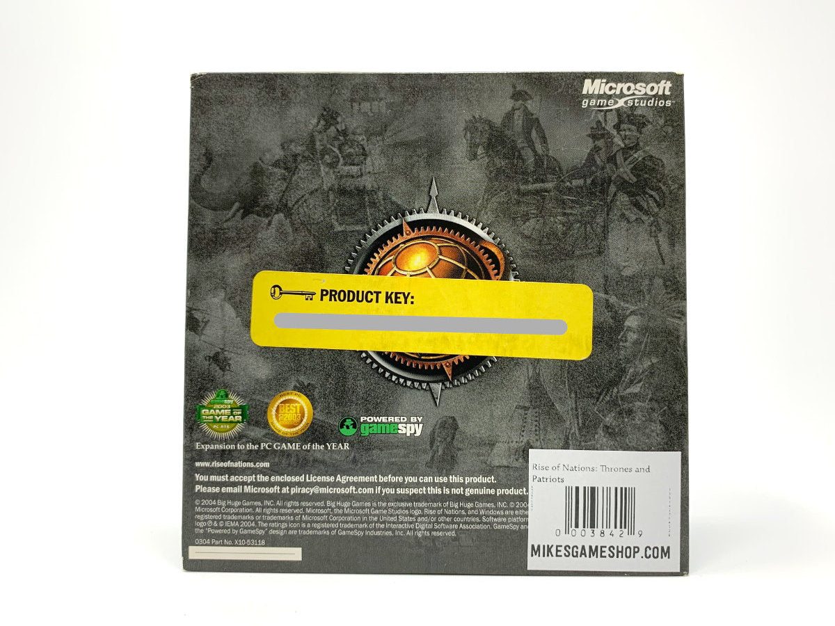 Rise of Nations: Thrones and Patriots • PC (Windows)