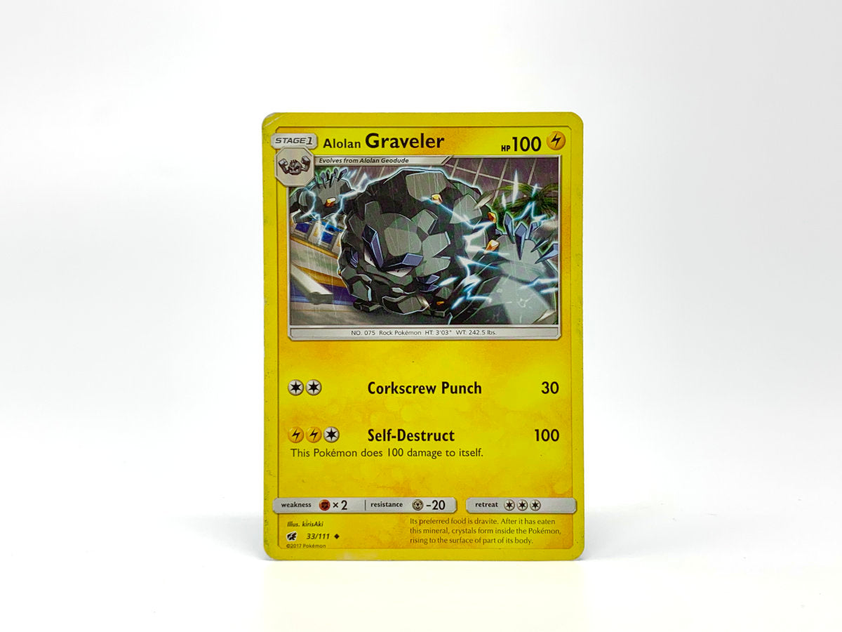 alolan graveler pokemon card Golem 37/181 - Team Up - Rare - Evolution 4 Set Lightning Rollout (30) Lightning Alolan Graveler - 045/159