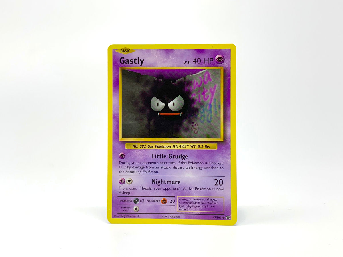 2016 gastly pokemon card - English edition Pokemon TCG Gastly 47/108 XY