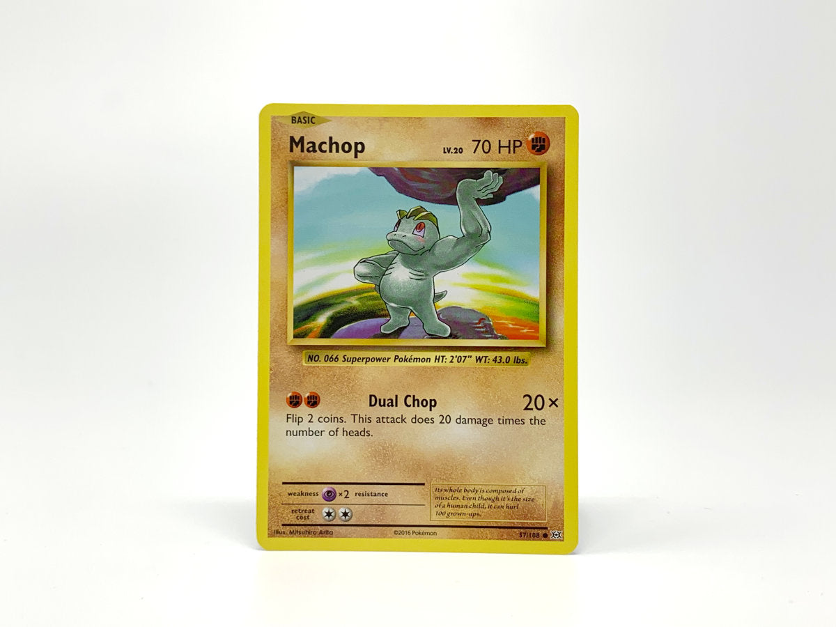 machop pokemon card 2016 Single XY - EVOLUTIONS Mint / near mint condition trading card Machop XY - Evolutions Reverse