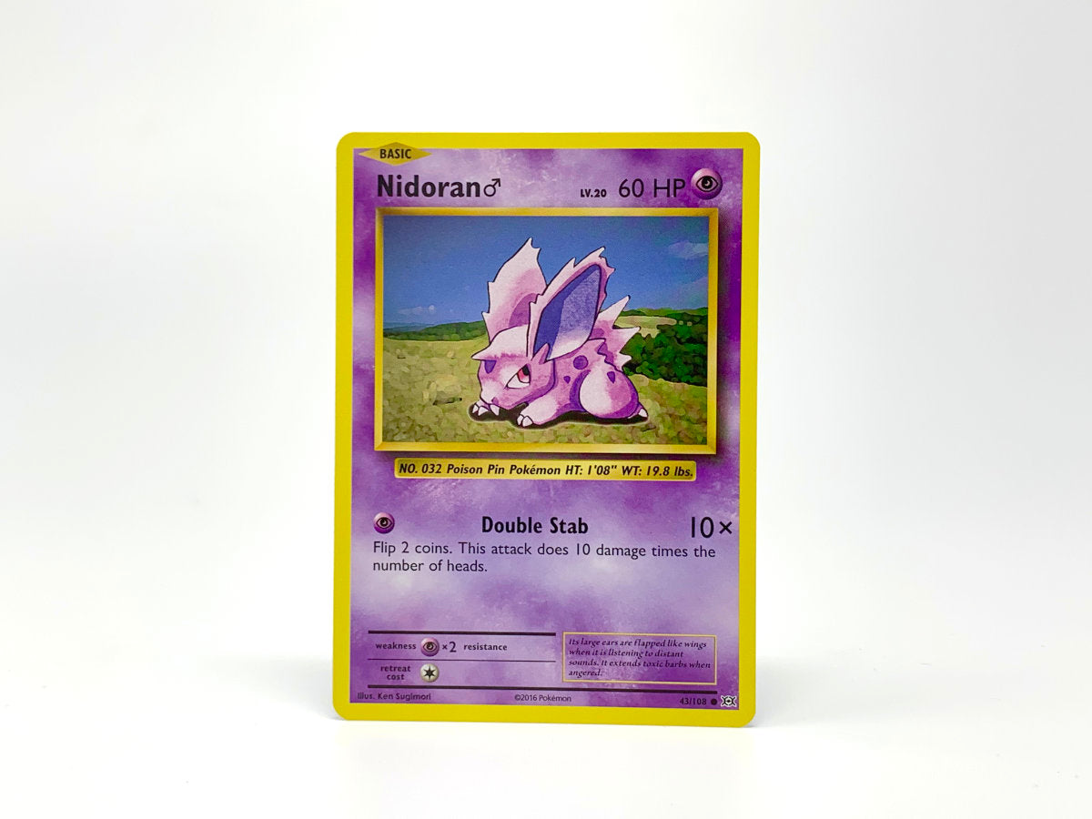 2016 nidoran pokemon card value #43 Pokemon Nidoran 43/114 Steam Siege