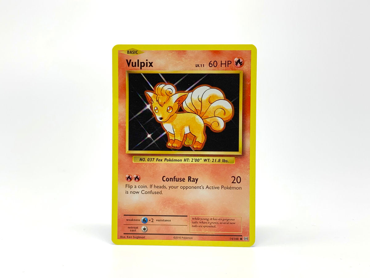 2016 vulpix pokemon card value VULPIX 14/108 Common / XY Evolutions 2016 / Basic Pokmon NM (#3)