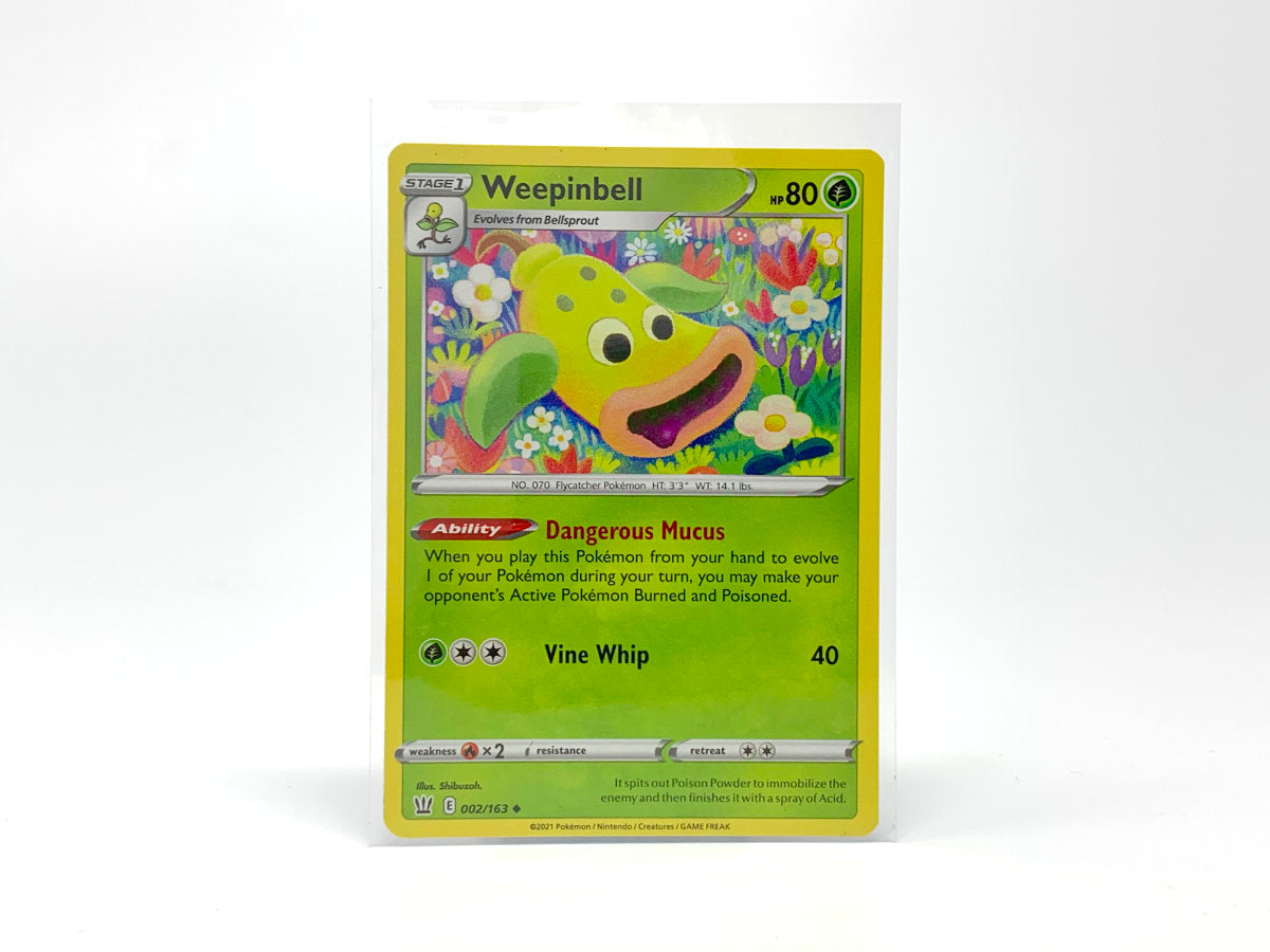 pokemon cards sold near me in stock Weepinbell [Grass] • Pokemon Card – Mikes Game Shop