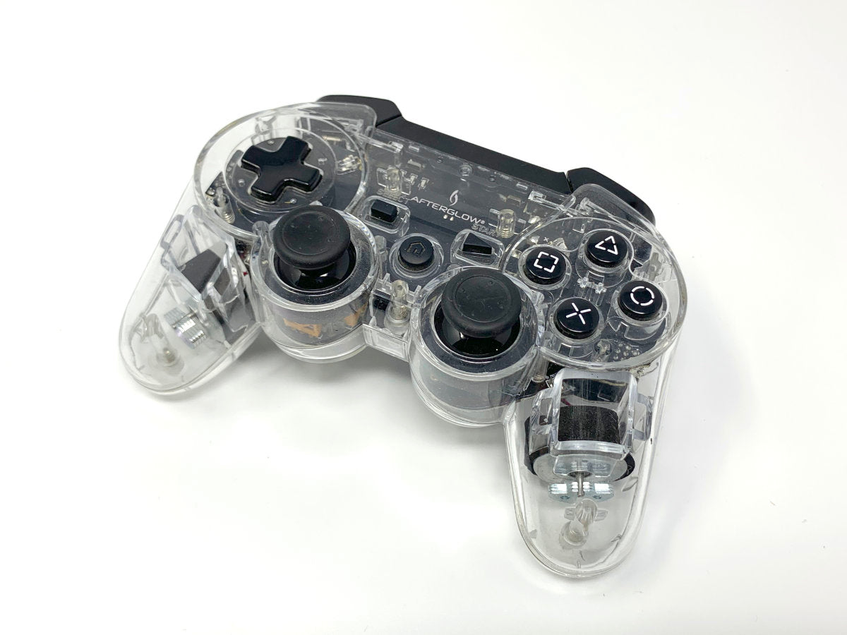Sony Playstation 1 Controller Genuine/Official/OEM - Clear Black •  Accessories