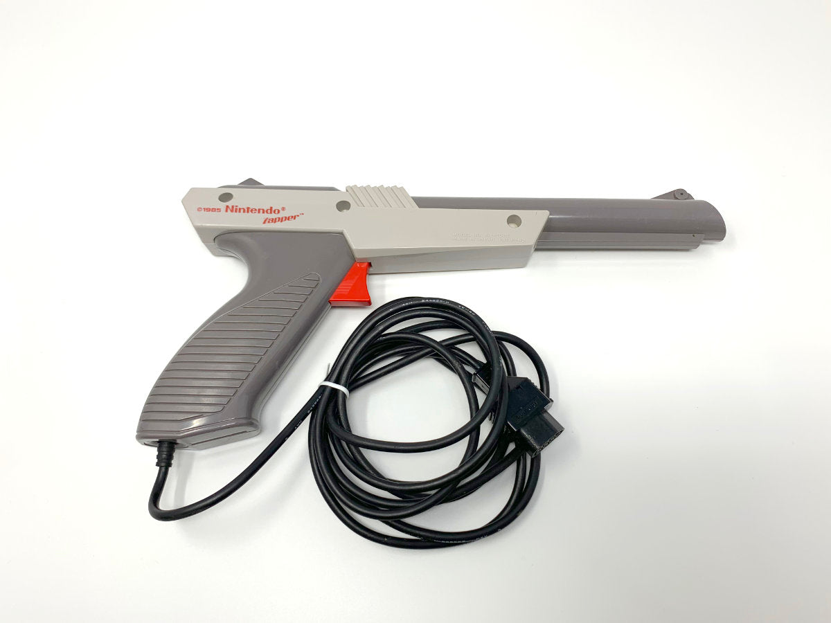 NES Nintendo Vintage 1985 Zapper Gun Controller - Genuine/Official/OEM - Gray • Shooter