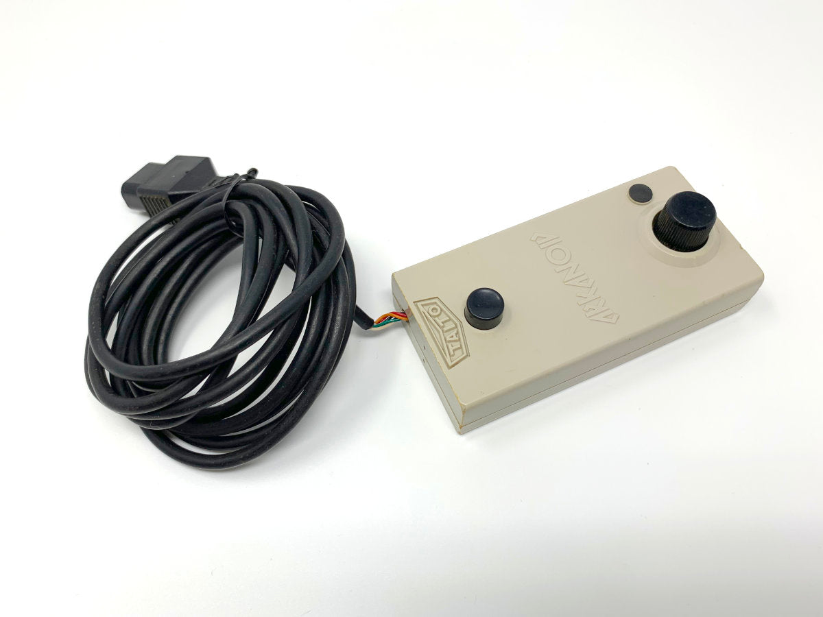 Rare Vintage Arkanoid Nintendo Famicom Taito Controller - Retro - Gray • Paddle Controller