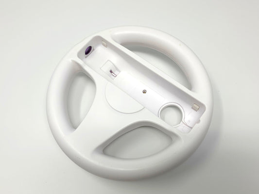 Generic Steering Wheel for Nintendo Wii Mario Kart - White • Controllers