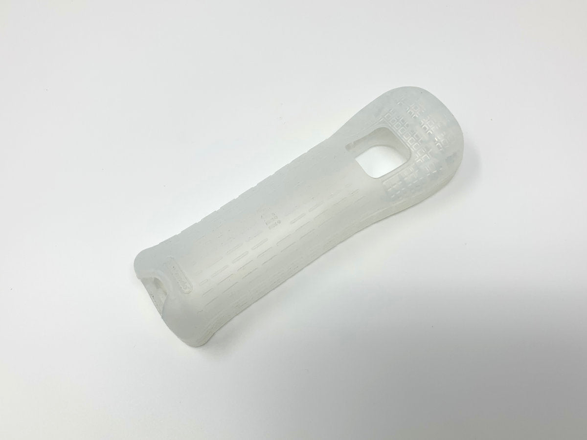 Nintendo Wii Remote Silicone Grip/Sleeve - Genuine/Official/OEM - Clear • Controller Accessory