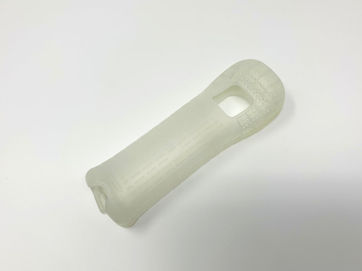 Nintendo Wii Remote Silicone Grip/Sleeve - Genuine/Official/OEM - Clear • Controller Accessory