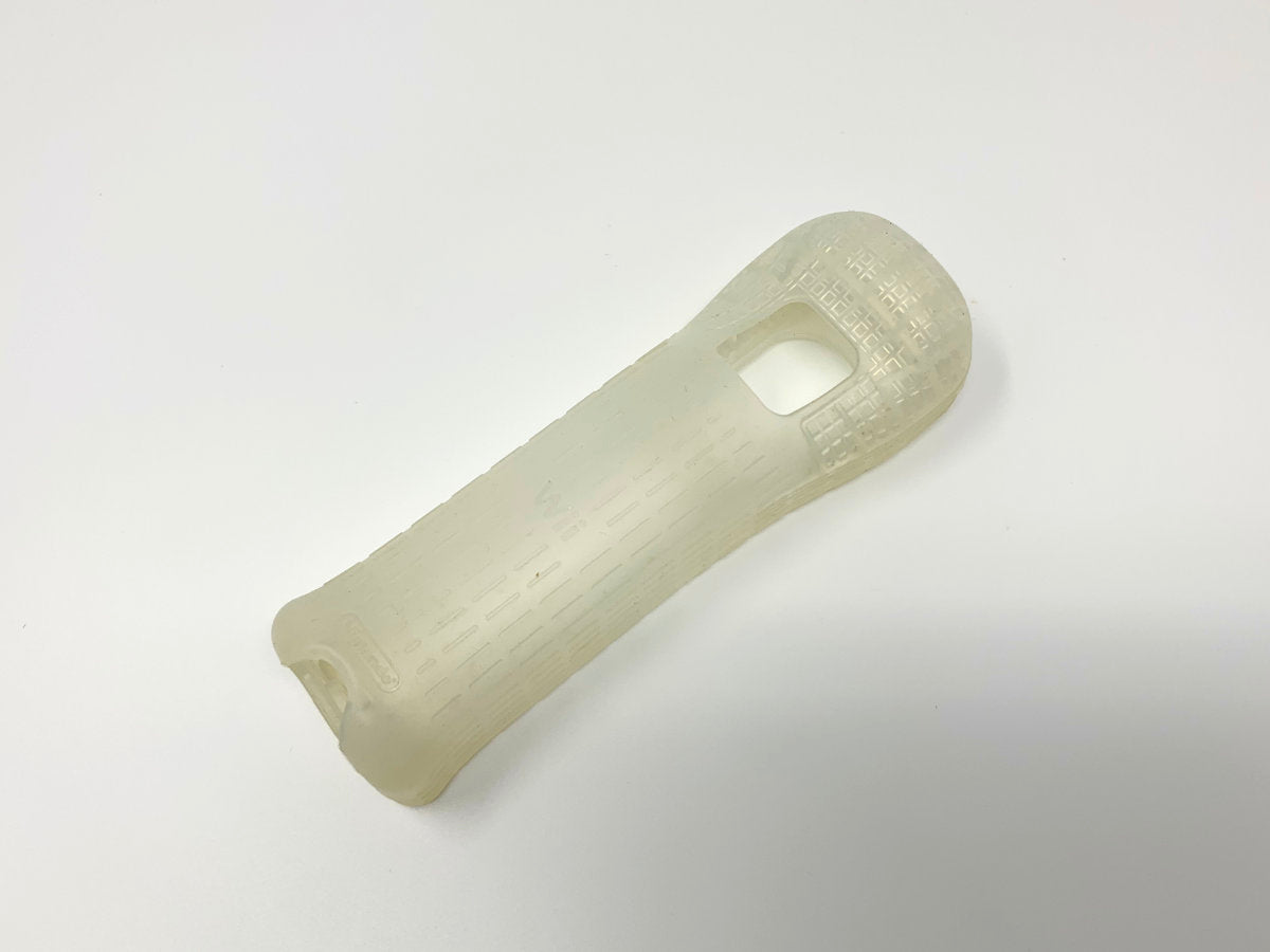 Nintendo Wii Remote Silicone Grip/Sleeve - Genuine/Official/OEM - Clear • Controller Accessory