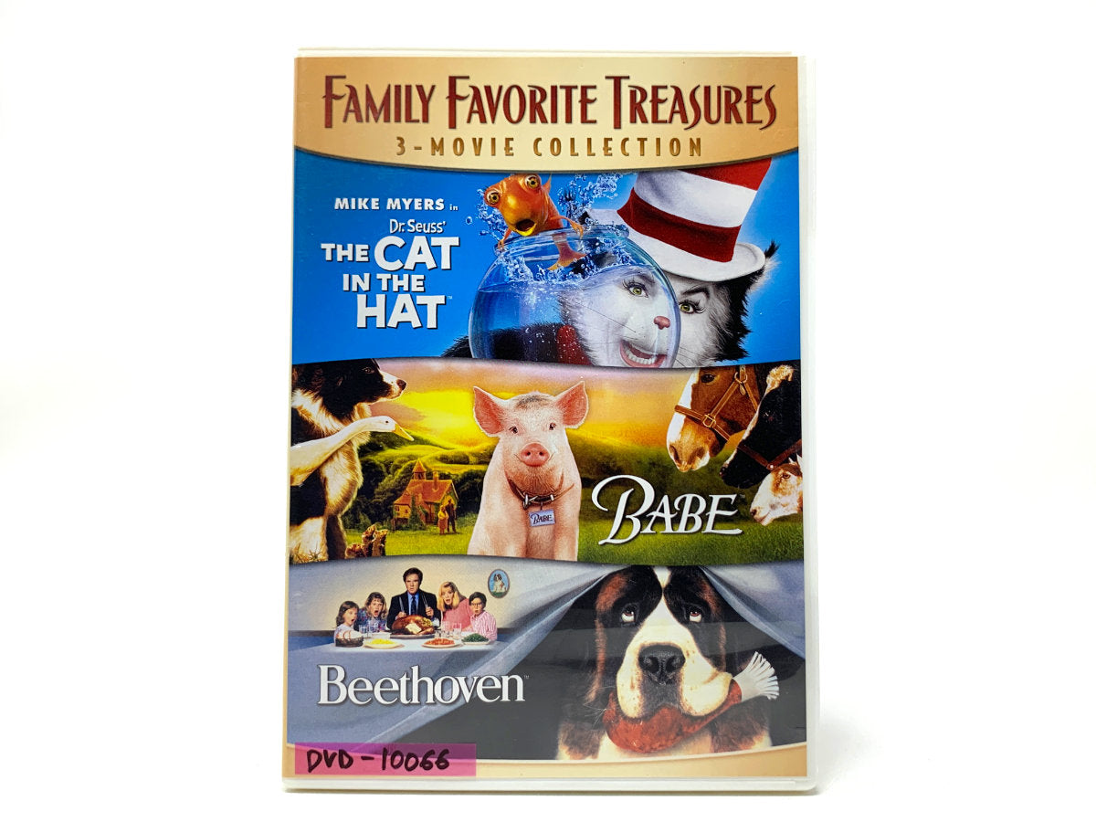 Family Favorite Treasures: Dr. Seuss' The Cat in the Hat / Babe / Beethoven • DVD
