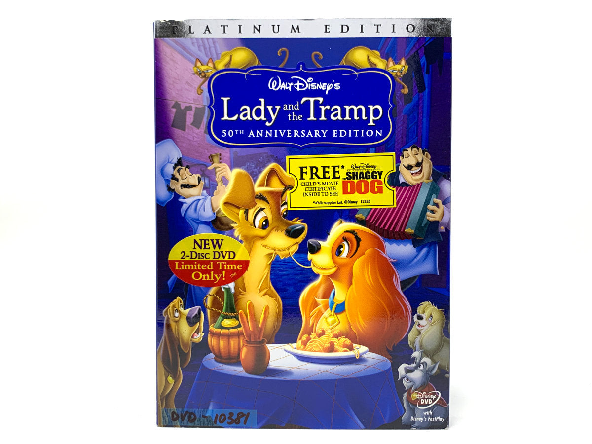 Lady and the Tramp – 50th Anniversary Platinum Edition • DVD