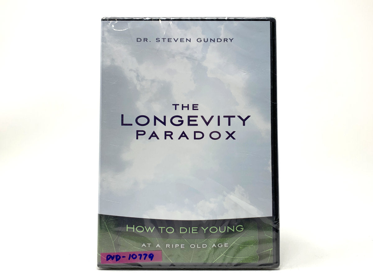 *BRAND NEW* The Longevity Paradox: How to Die Young at a Ripe Old Age - Dr. Steven Gundry • DVD