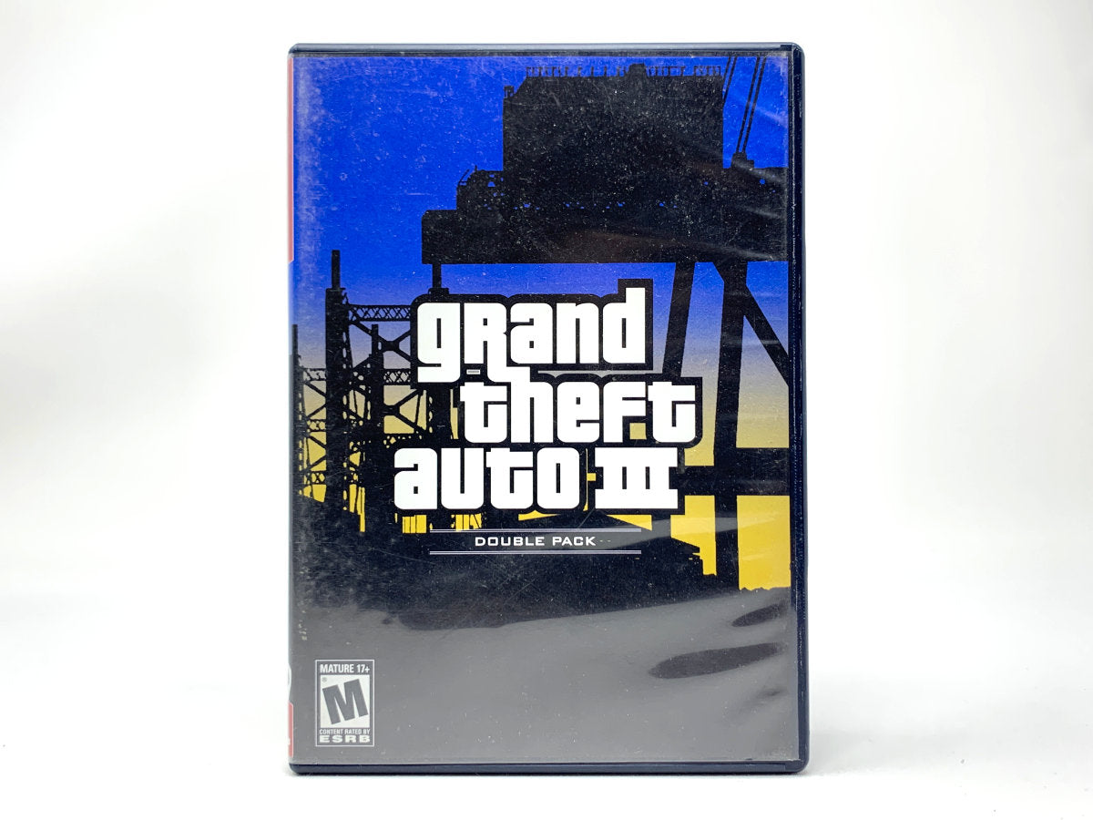 Playstation 2 Grand Theft Auto Double Pack GTA 3 Game NEW SEALED!! PS2