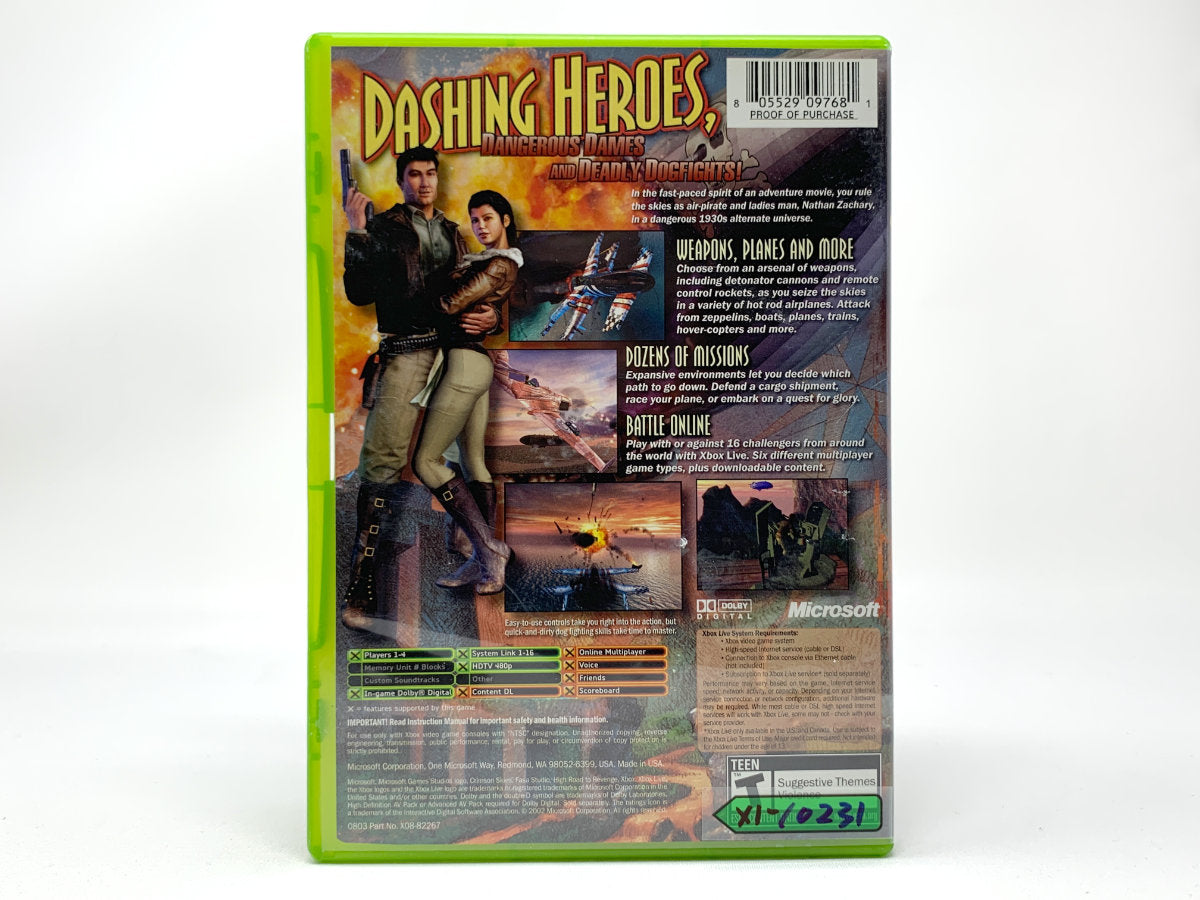 Crimson Skies: High Road to Revenge • Xbox Original