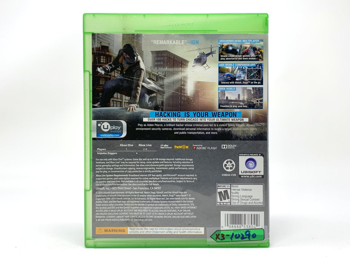 Watch Dogs • Xbox One