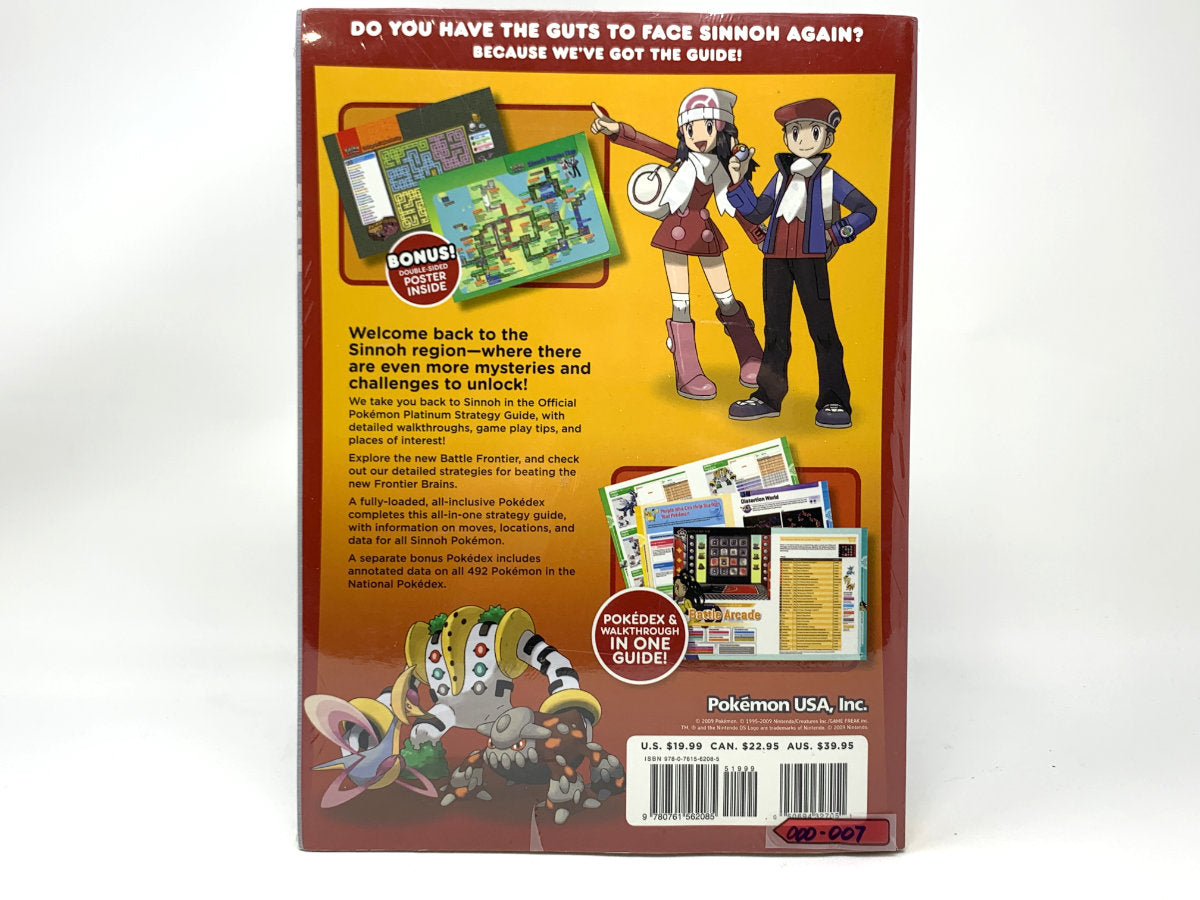 *BRAND NEW* Pokémon Platinum Version: The Official Pokémon Strategy Guide for Nintendo DS – Collector's Edition • Book/Strategy Guide