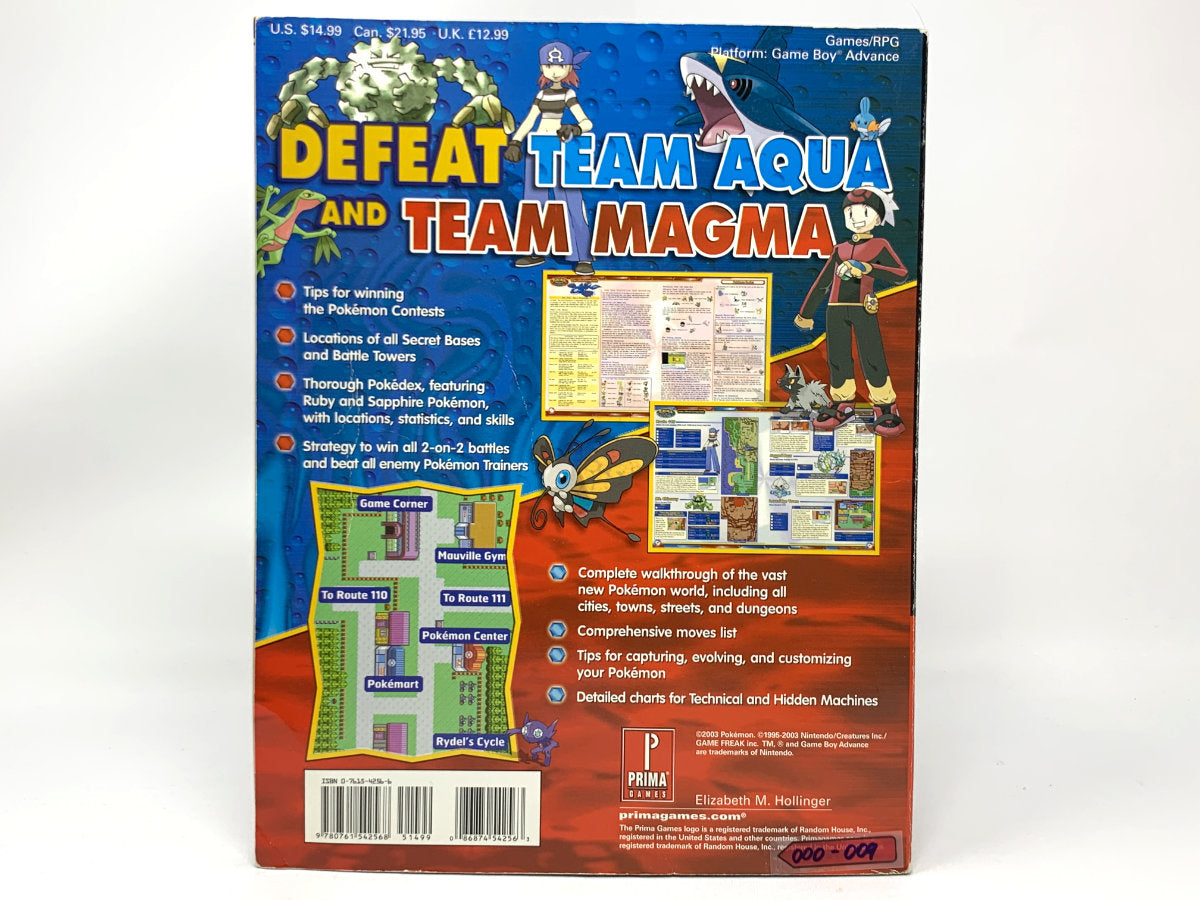 Pokémon Ruby & Sapphire Version: Prima's Official Strategy Guide for Game Boy Advance • Book/Strategy Guide