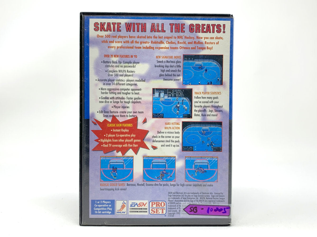 NHLPA Hockey '93 • Sega Genesis