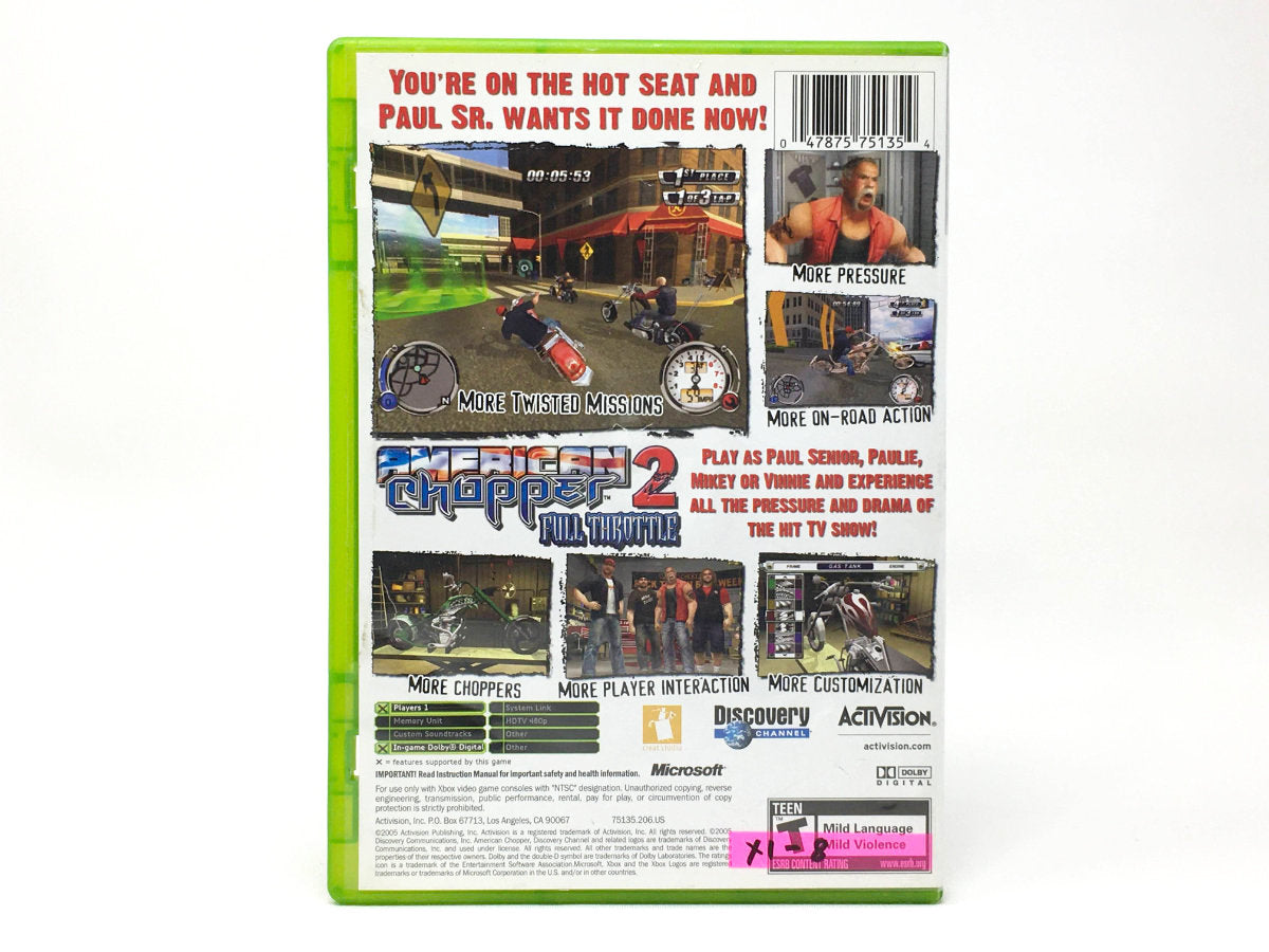 American Chopper 2: Full Throttle • Xbox Original