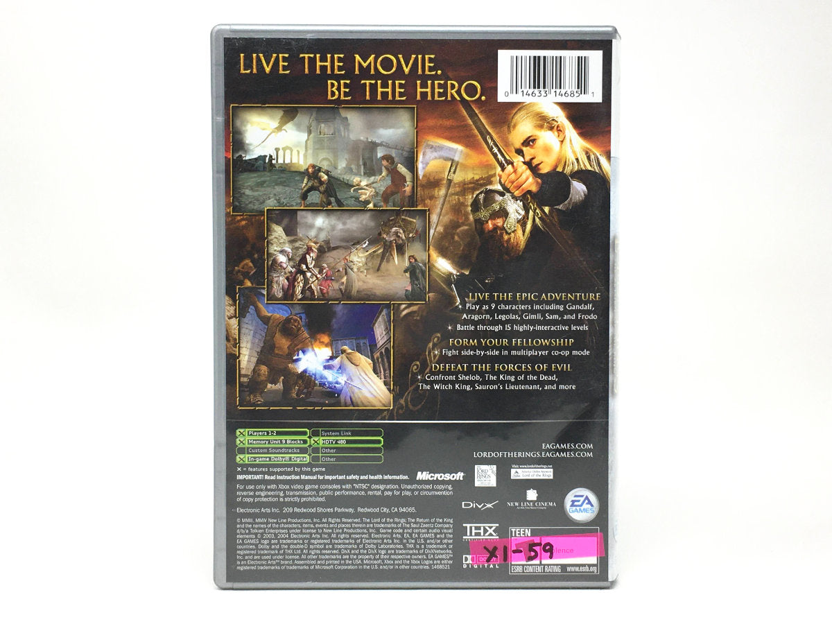 The Lord of the Rings: The Return of the King • Xbox Original