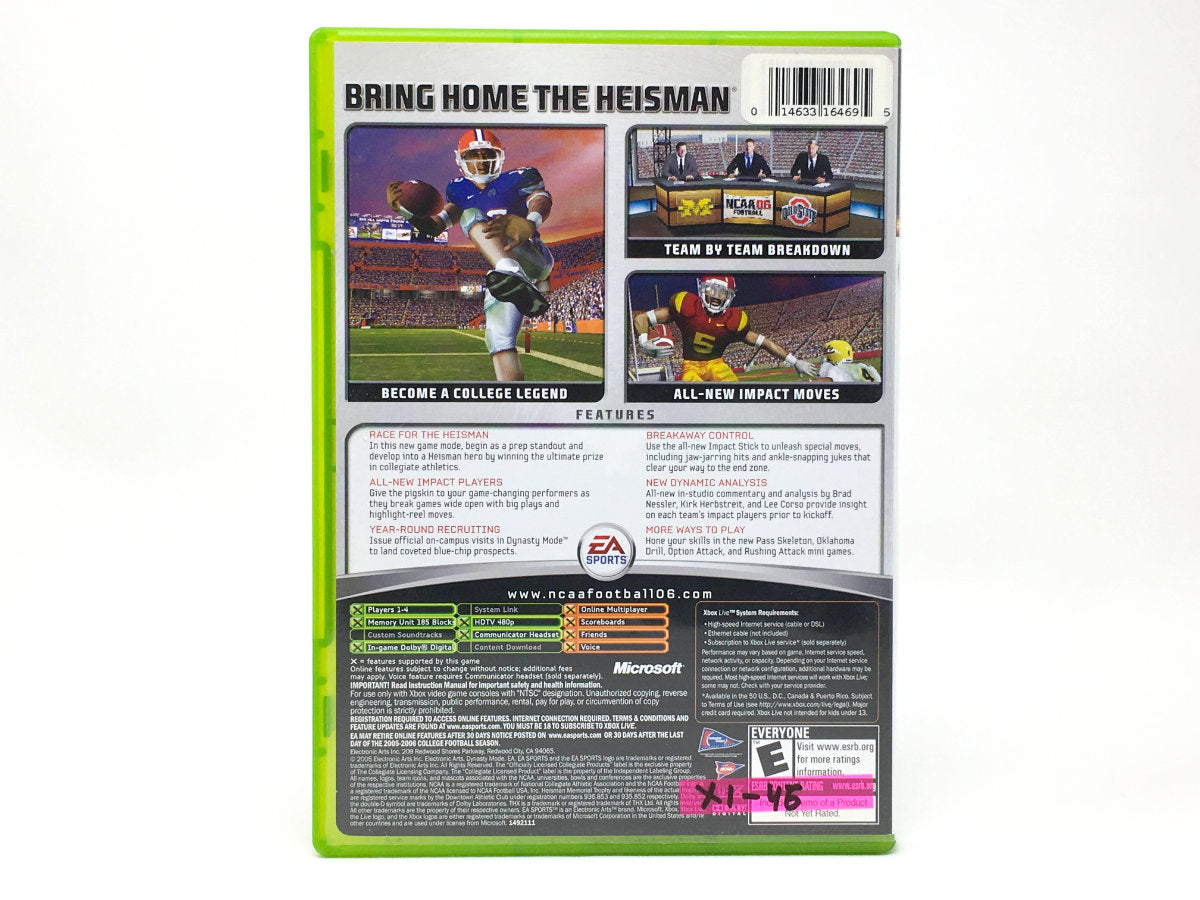 NCAA Football 06 • Xbox Original