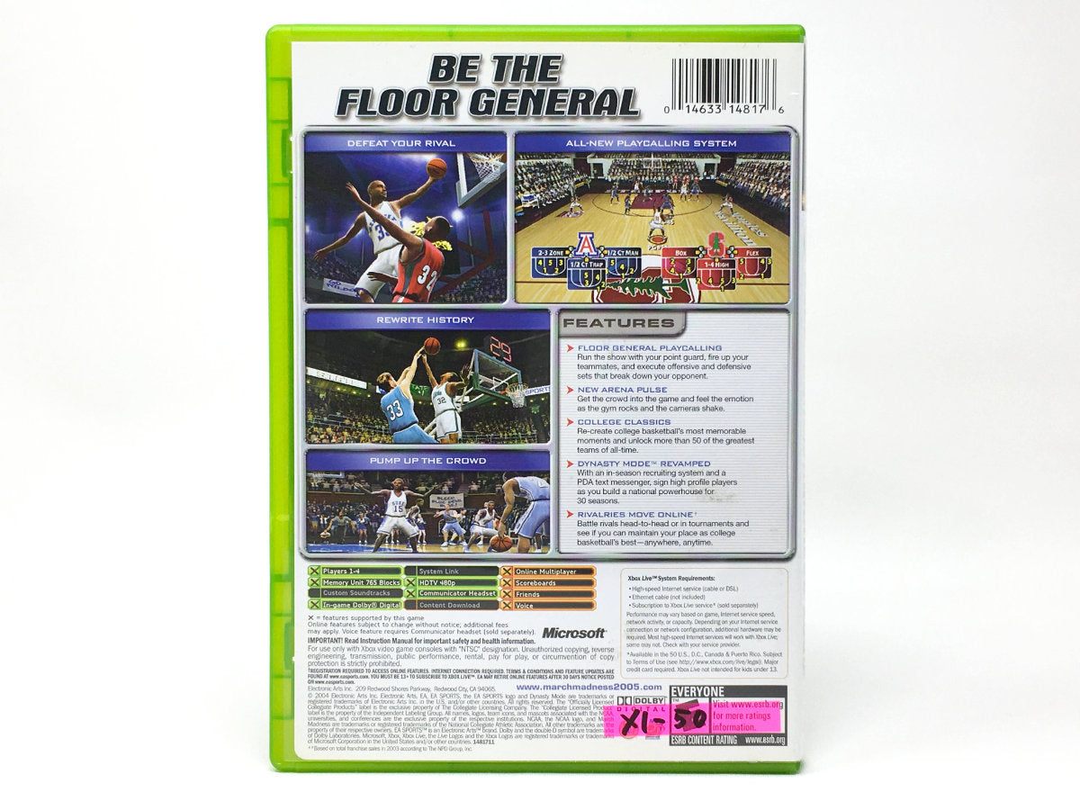 NCAA March Madness 2005 • Xbox Original