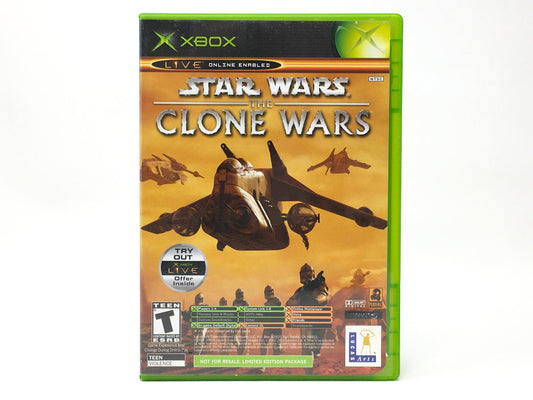 Star Wars: The Clone Wars / Tetris Worlds Online Edition Combo • Xbox Original