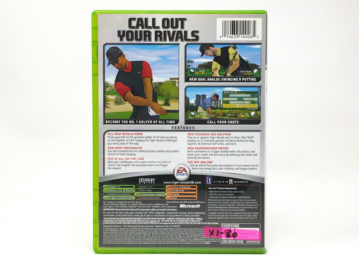 Tiger Woods PGA Tour 06 • Xbox Original