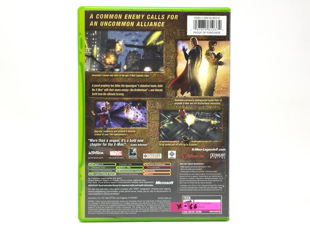 X-Men Legends II: Rise of Apocalypse • Xbox Original