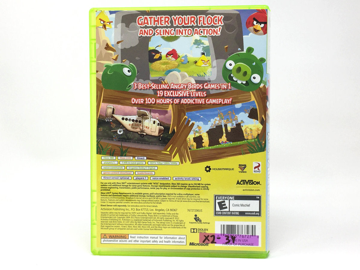 Angry Birds Trilogy • Xbox 360