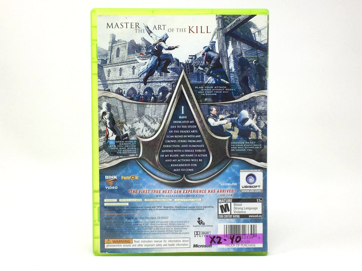 Assassin's Creed • Xbox 360
