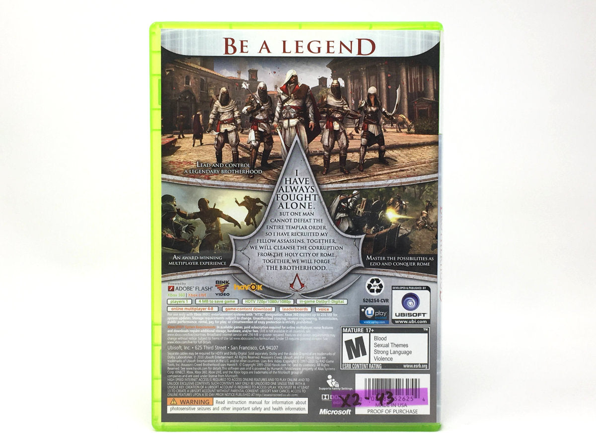 Assassin's Creed: Brotherhood • Xbox 360