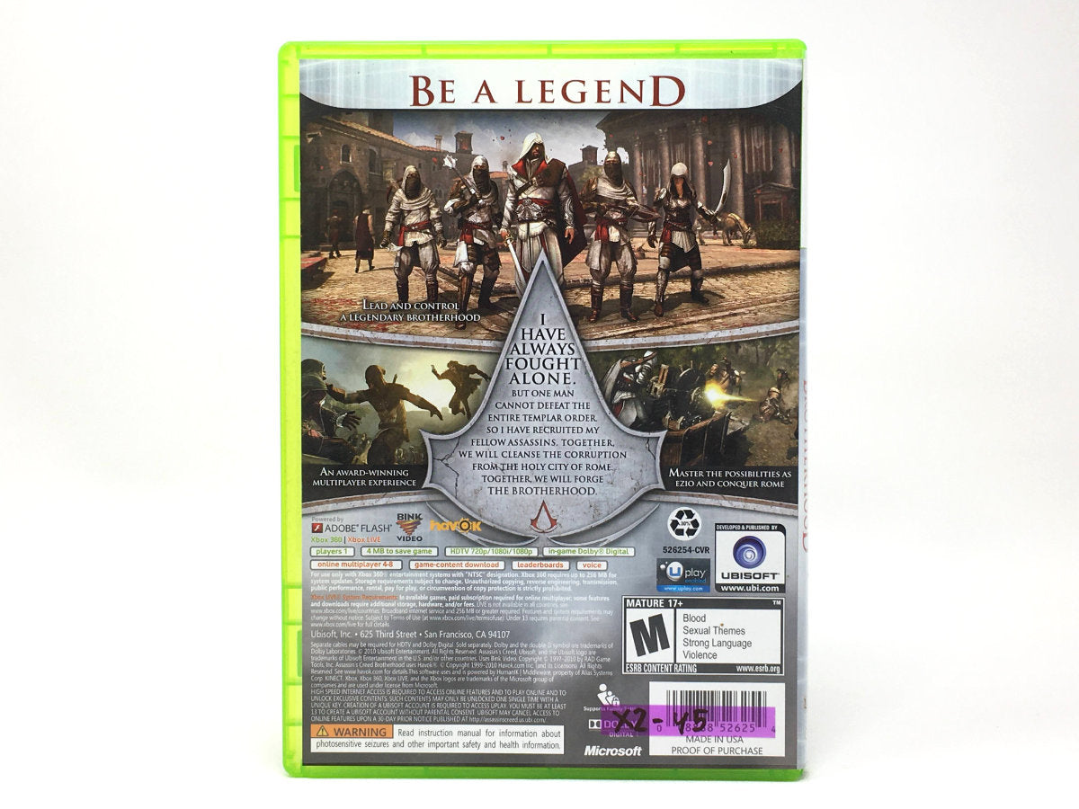 Assassin's Creed: Brotherhood • Xbox 360