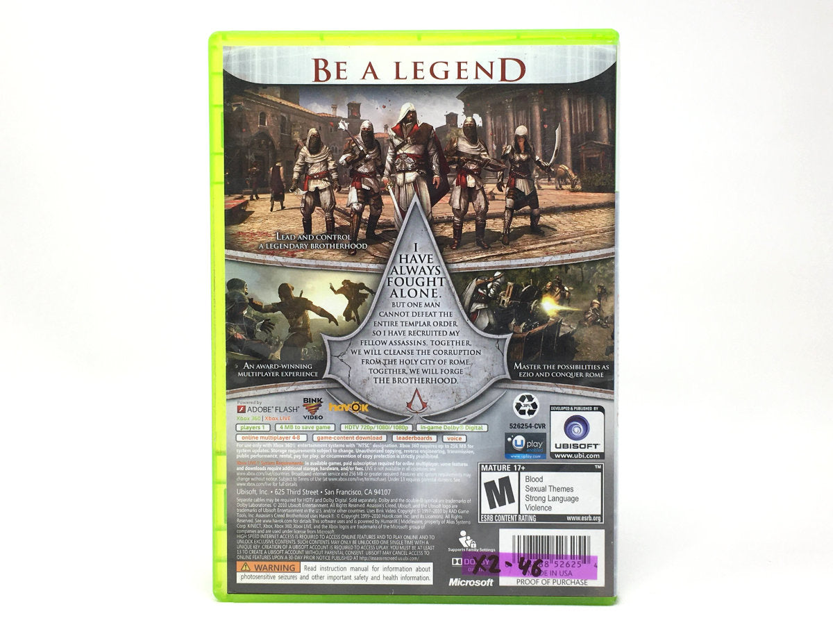 Assassin's Creed: Brotherhood • Xbox 360