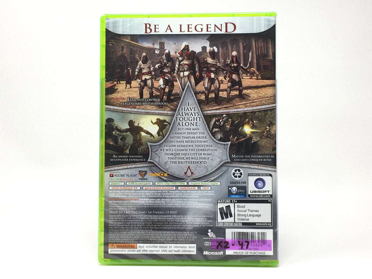 *BRAND NEW* Assassin's Creed: Brotherhood • Xbox 360