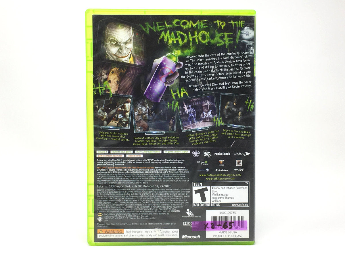 Batman: Arkham Asylum – GameStop Exclusive Edition • Xbox 360