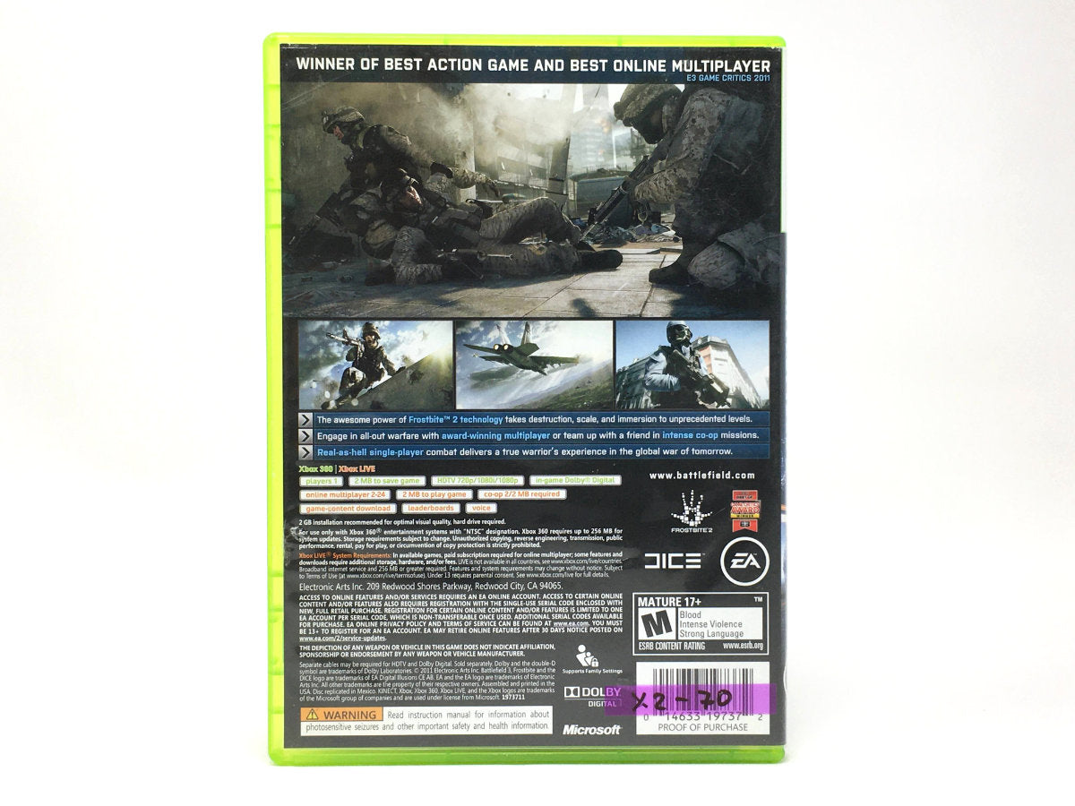 Battlefield 3 • Xbox 360