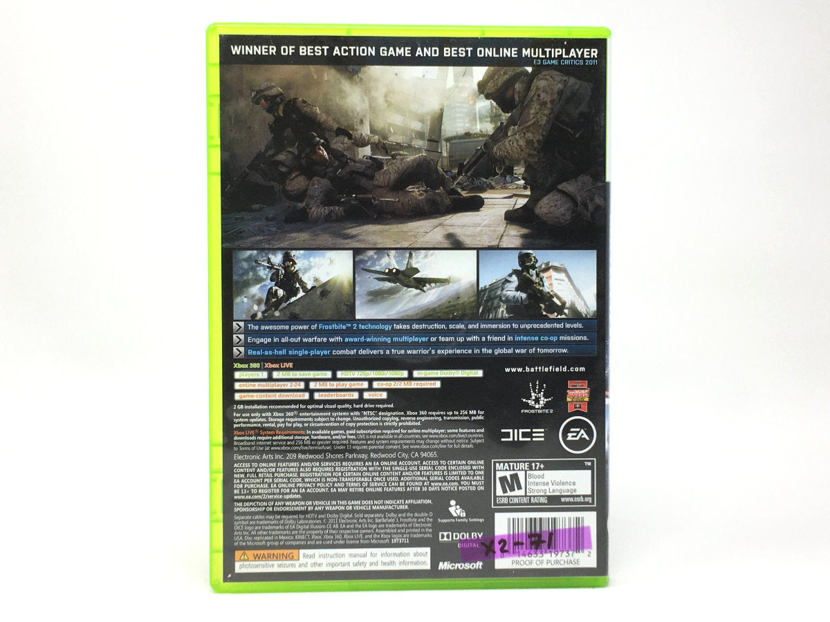 Battlefield 3 • Xbox 360