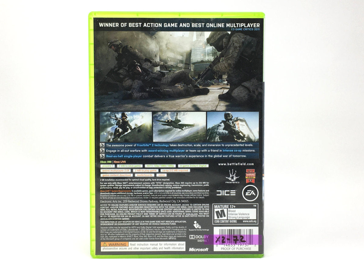 Battlefield 3 • Xbox 360