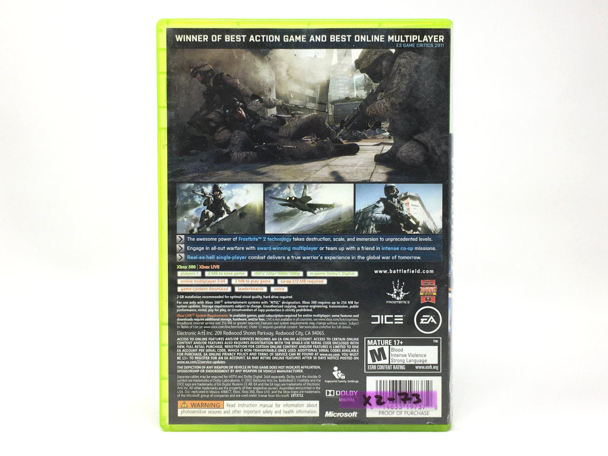 Battlefield 3 • Xbox 360
