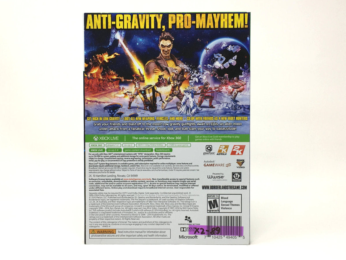 Borderlands: The Pre-Sequel • Xbox 360