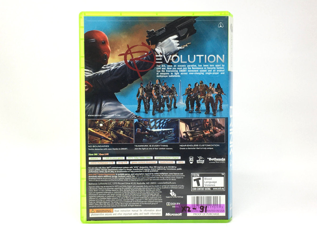 Brink • Xbox 360