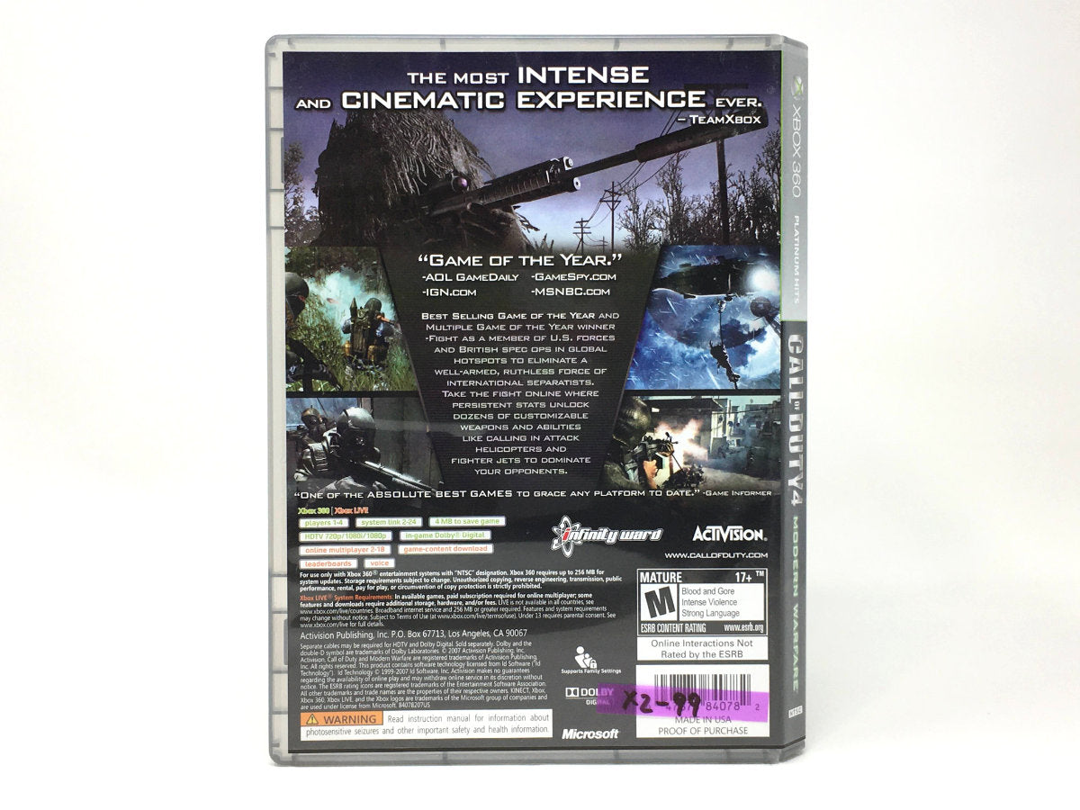 Call of Duty 4: Modern Warfare • Xbox 360