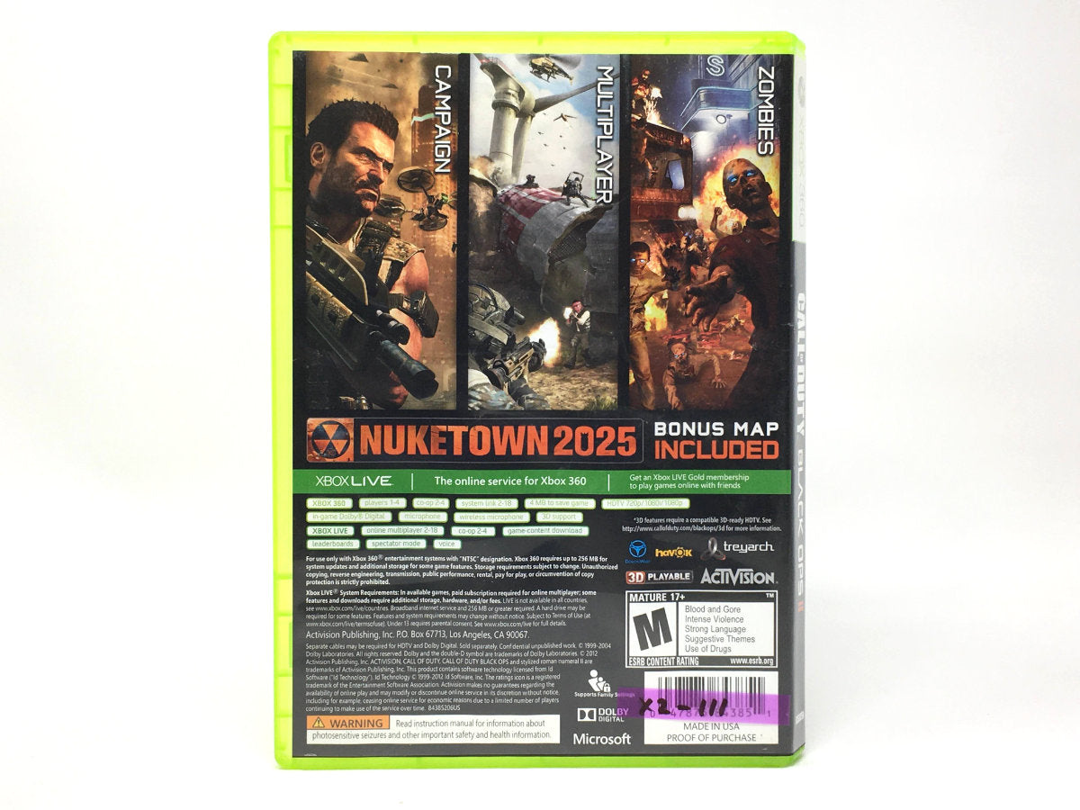 Call of Duty: Black Ops II • Xbox 360