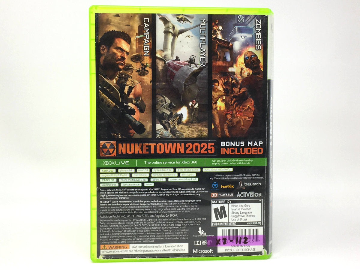 Call of Duty: Black Ops II • Xbox 360