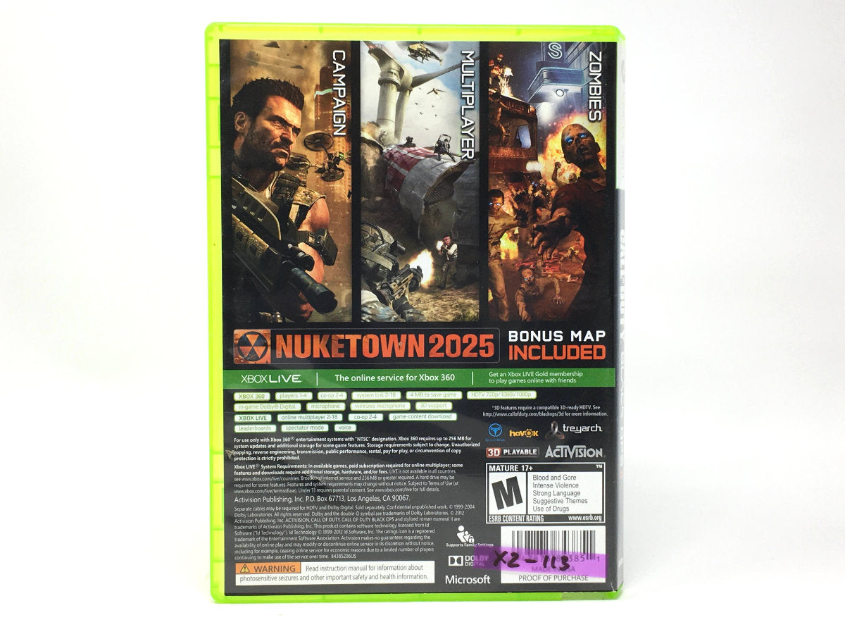 Call of Duty: Black Ops II • Xbox 360