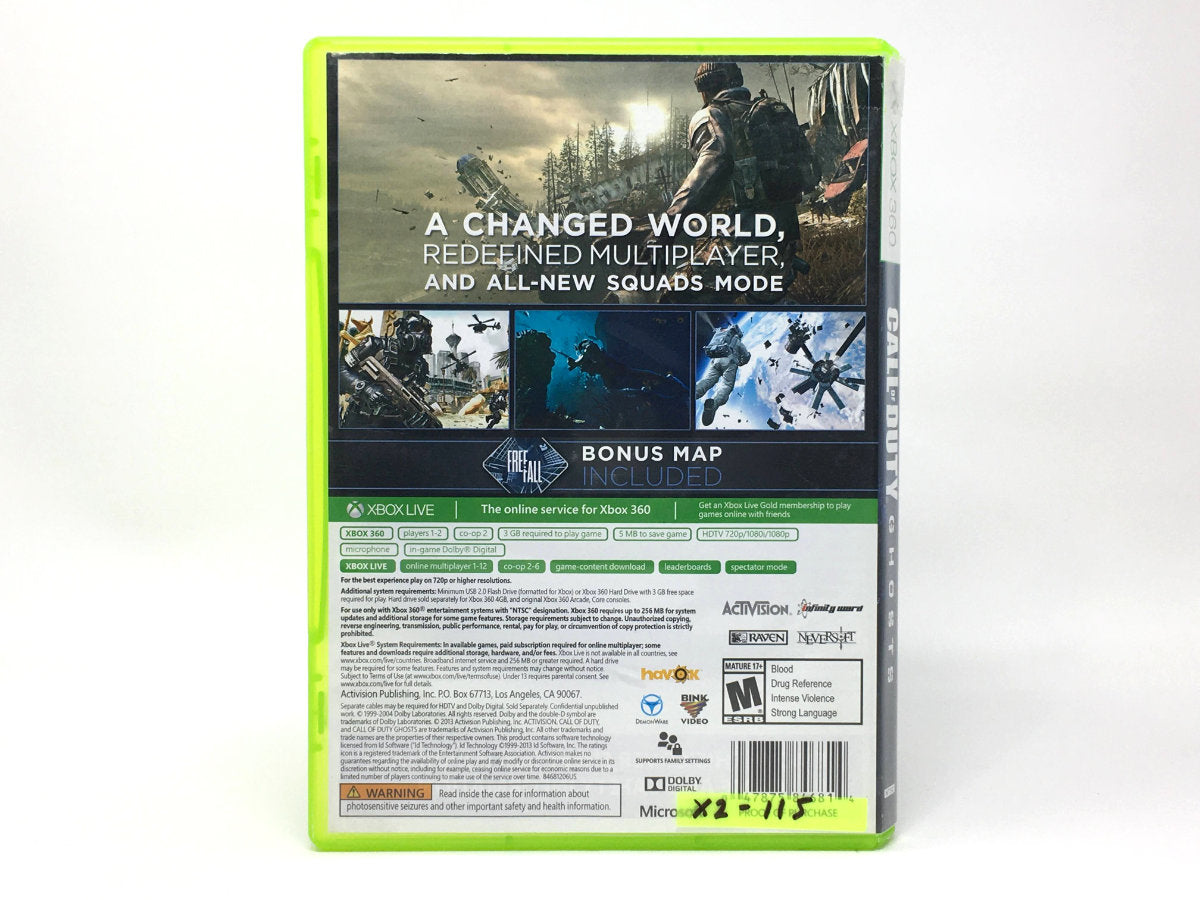 Call of Duty: Ghosts • Xbox 360