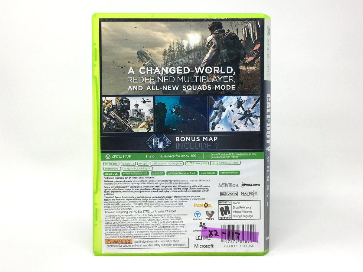 Call of Duty: Ghosts • Xbox 360
