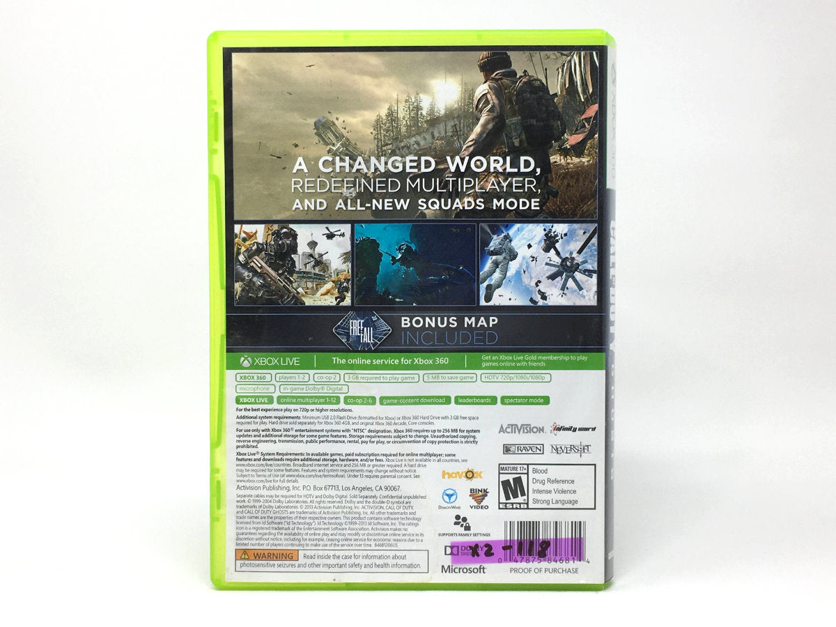 Call of Duty: Ghosts • Xbox 360